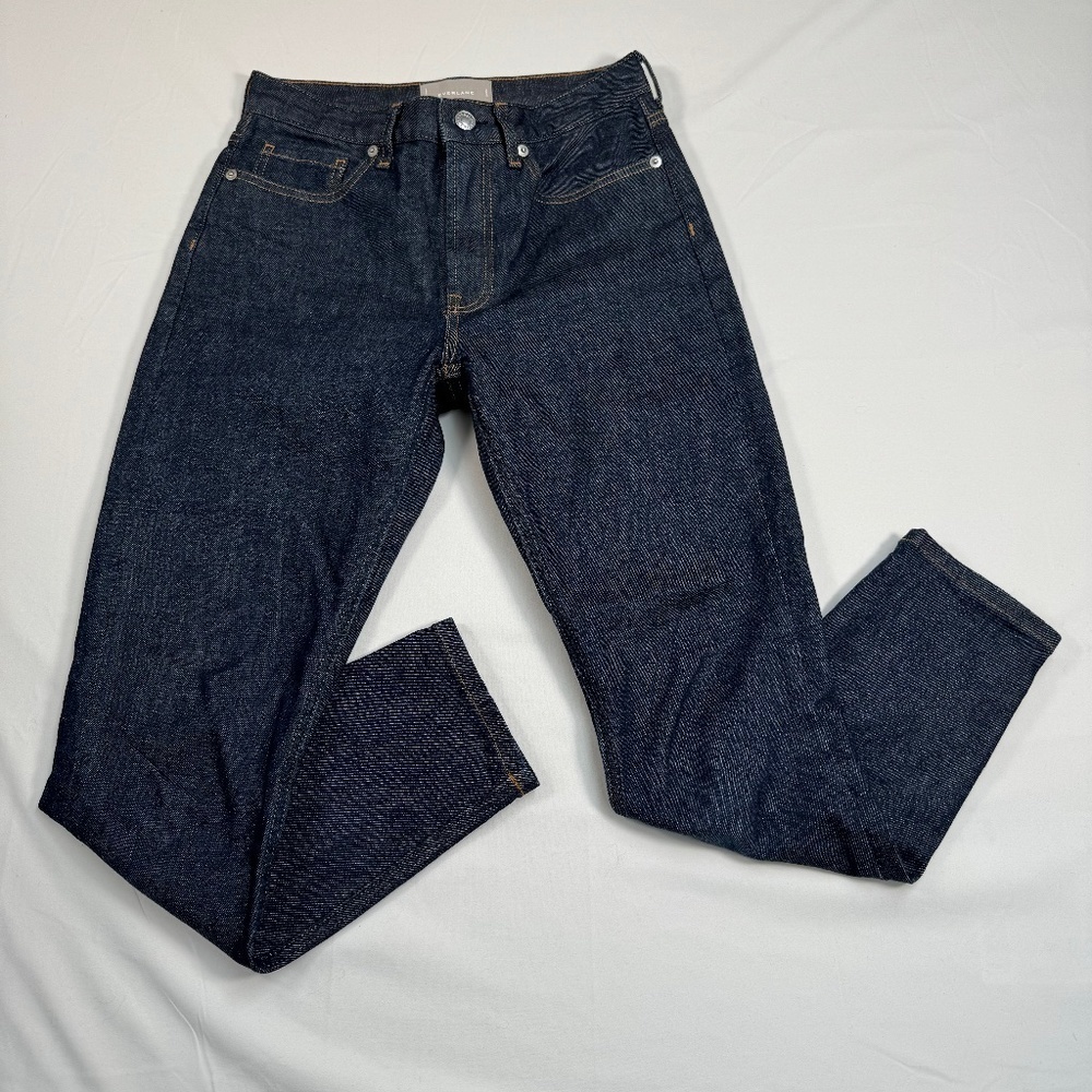 Everlane Ankle Skinny Jeans Womens Size 28 Dark Blue Mid Rise